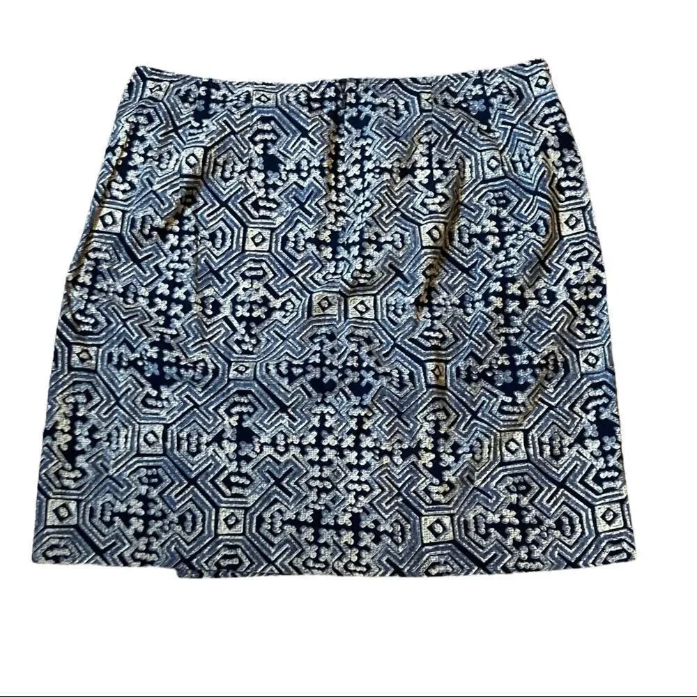 DKNYC blue pattern